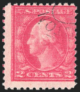 2c Rose, Ty. II, Double Impression, (Scott 499g)