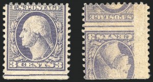 3c Ty. III, Offset Issue, Printed on Both Sides, (Scott 529b)