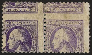 3c Ty. IV, Offset Issue, Printed on Both Sides (Scott 530b)