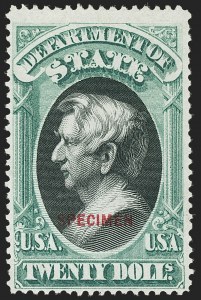 $20.00 Department of State, Special Printing, (O71S)