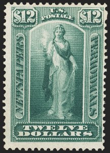 $12.00 Blue Green, 1875 Special Printing, (PR52)