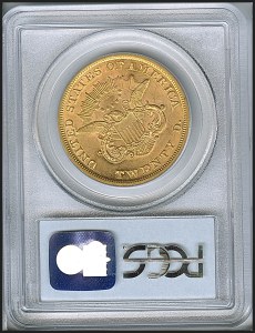 Liberty Double Eagle, $20, 1858 - , 8923, Reverse