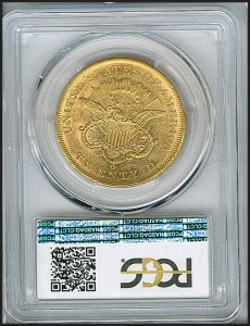Liberty Double Eagle, $20, 1861 - O, 8934, Reverse