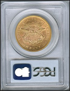 Liberty Double Eagle, $20, 1865 - , 8943, Reverse