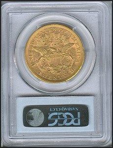 Liberty Double Eagle, $20, 1870 - S, 8959, Reverse