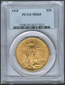 Saint-Gaudens Double Eagle, $20, 1925 - , 9180, Obverse