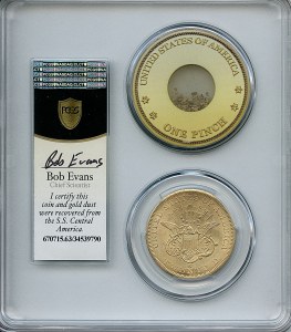 Liberty Double Eagle, $20, 1857 - S, 670715, Reverse