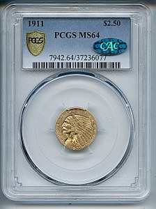 Indian Gold, $3, 1911 - , 7942, Obverse