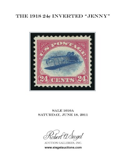 Catalog Cover Sale no. 1010A — Siegel Auction Galleries