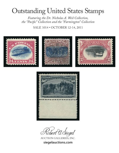 Catalog Cover Sale no. 1014 — Siegel Auction Galleries