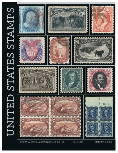 Catalog Cover Sale no. 1019 — Siegel Auction Galleries