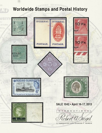 Catalog Cover Sale no. 1042 — Siegel Auction Galleries