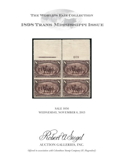 Catalog Cover Sale no. 1056 — Siegel Auction Galleries