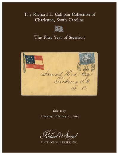 Catalog Cover Sale no. 1065 — Siegel Auction Galleries