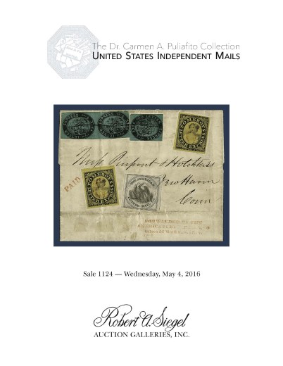 Catalog Cover Sale no. 1124 — Siegel Auction Galleries