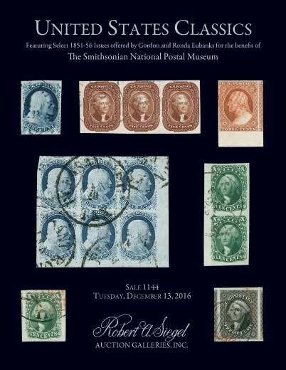 Catalog Cover Sale no. 1144 — Siegel Auction Galleries
