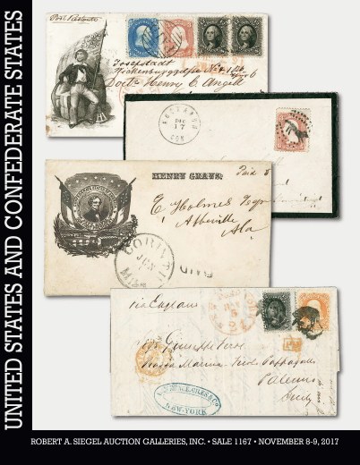 Catalog Cover Sale no. 1167 — Siegel Auction Galleries
