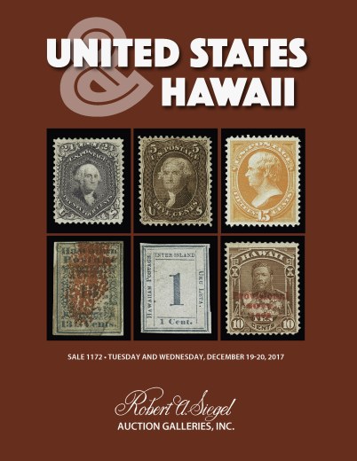 Catalog Cover Sale no. 1172 — Siegel Auction Galleries