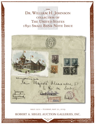 Catalog Cover Sale no. 1201 — Siegel Auction Galleries