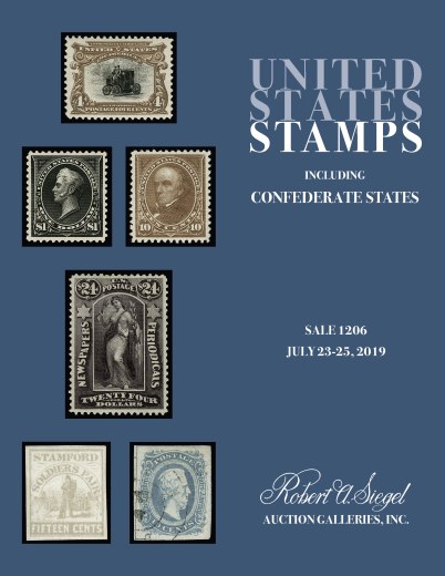 Catalog Cover Sale no. 1206 — Siegel Auction Galleries