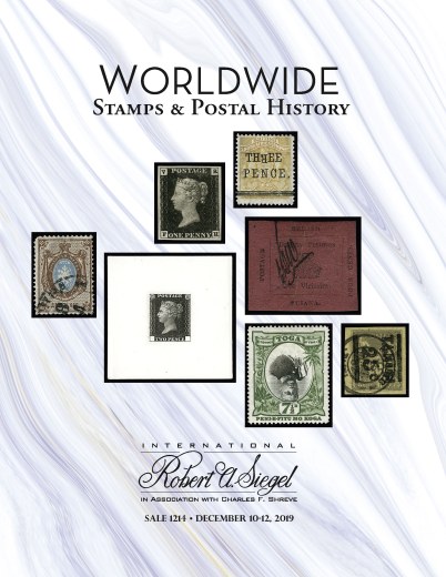 Catalog Cover Sale no. 1214 — Siegel Auction Galleries