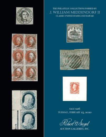 Catalog Cover Sale no. 1216 — Siegel Auction Galleries