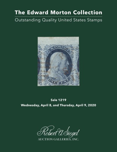 Catalog Cover Sale no. 1219 — Siegel Auction Galleries
