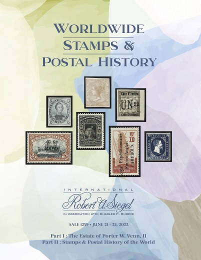 Catalog Cover Sale no. 1259 — Siegel Auction Galleries