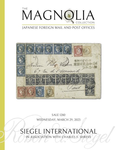 Catalog Cover Sale no. 1280 — Siegel Auction Galleries
