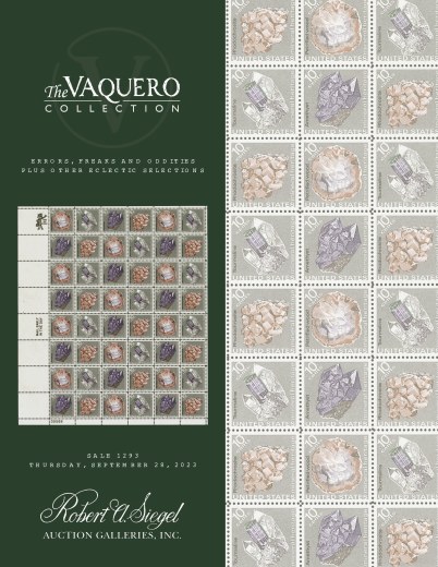 Catalog Cover Sale no. 1293 — Siegel Auction Galleries