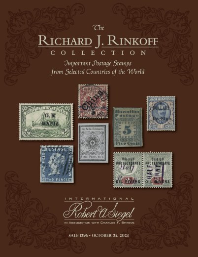 Catalog Cover Sale no. 1296 — Siegel Auction Galleries