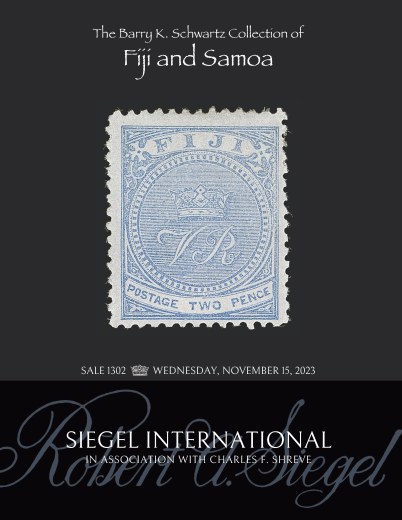 Catalog Cover Sale no. 1302 — Siegel Auction Galleries