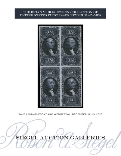 Catalog Cover Sale no. 1304 — Siegel Auction Galleries