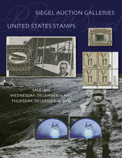 Catalog Cover Sale no. 1305 — Siegel Auction Galleries