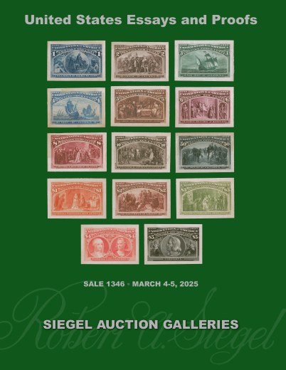 Catalog Cover Sale no. 1346 — Siegel Auction Galleries