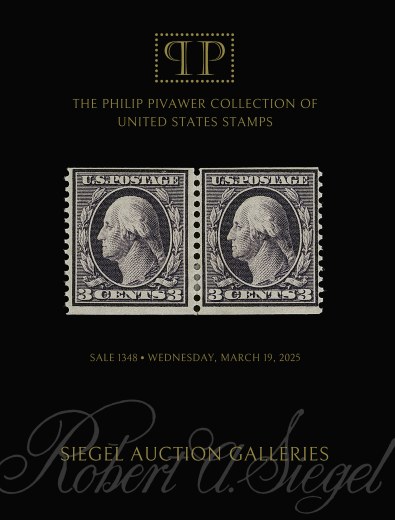 Catalog Cover Sale no. 1348 — Siegel Auction Galleries