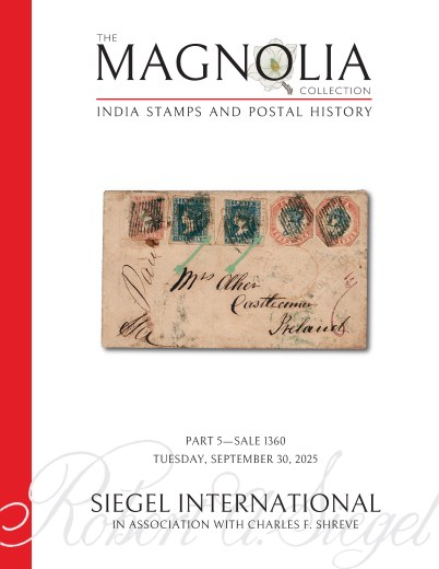 Catalog Cover Sale no. 1360 — Siegel Auction Galleries