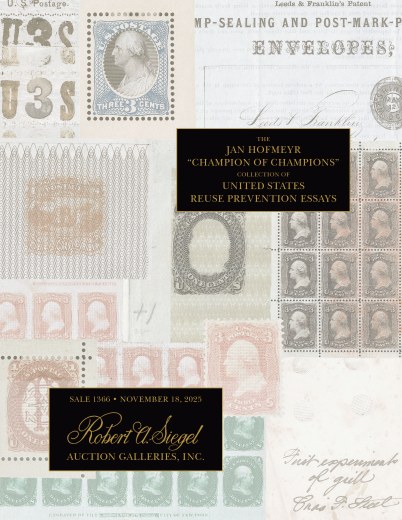 Catalog Cover Sale no. 1366 — Siegel Auction Galleries