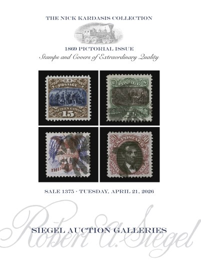 Catalog Cover Sale no. 1375 — Siegel Auction Galleries
