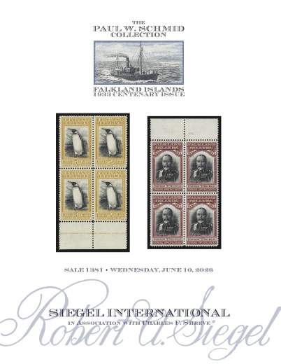 Catalog Cover Sale no. 1381 — Siegel Auction Galleries
