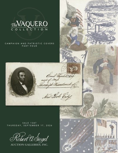 Catalog Cover Sale no. 1387 — Siegel Auction Galleries