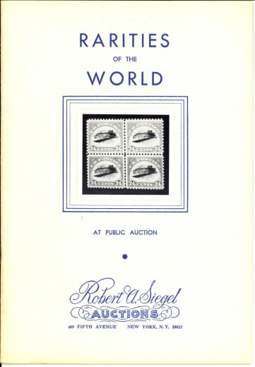 Catalog Cover Sale no. 267 — Siegel Auction Galleries