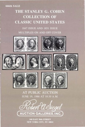Catalog Cover Sale no. 666 — Siegel Auction Galleries