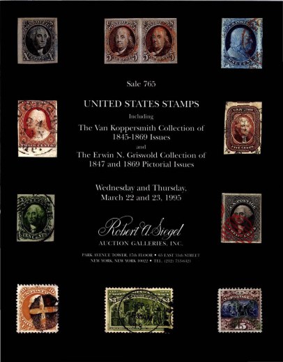 Catalog Cover Sale no. 765 — Siegel Auction Galleries