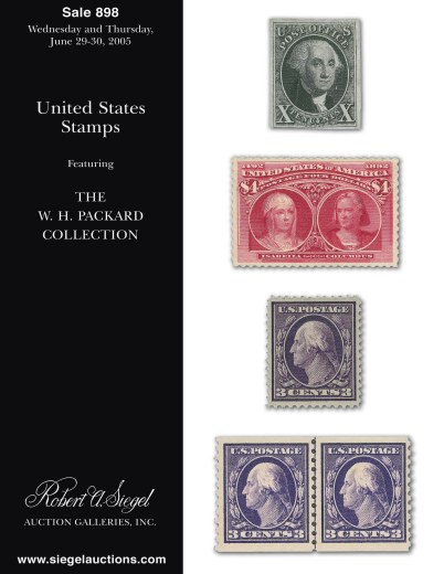 Catalog Cover Sale no. 898 — Siegel Auction Galleries