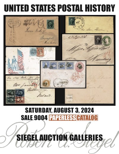 Catalog Cover Sale no. 9004 — Siegel Auction Galleries