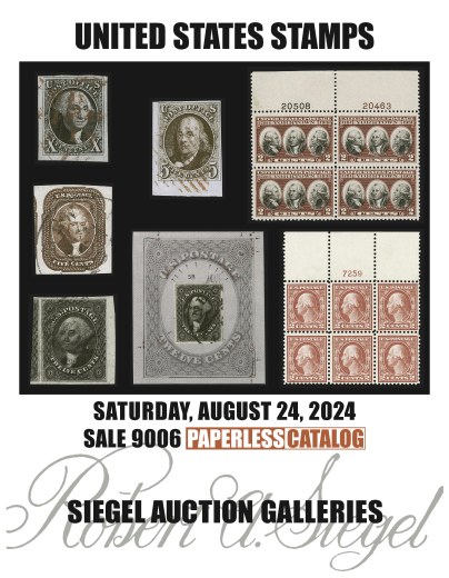 Catalog Cover Sale no. 9006 — Siegel Auction Galleries
