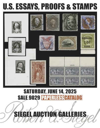 Catalog Cover Sale no. 9029 — Siegel Auction Galleries