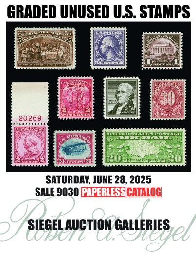 Catalog Cover Sale no. 9030 — Siegel Auction Galleries