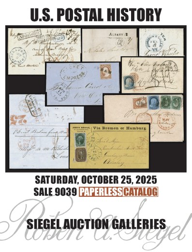 Catalog Cover Sale no. 9039 — Siegel Auction Galleries